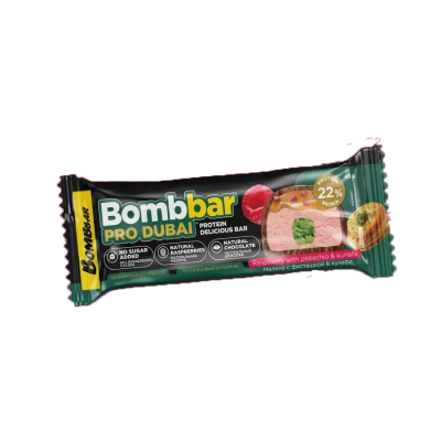 Батончик глазированный "Малина" Dubai Collection Bombbar