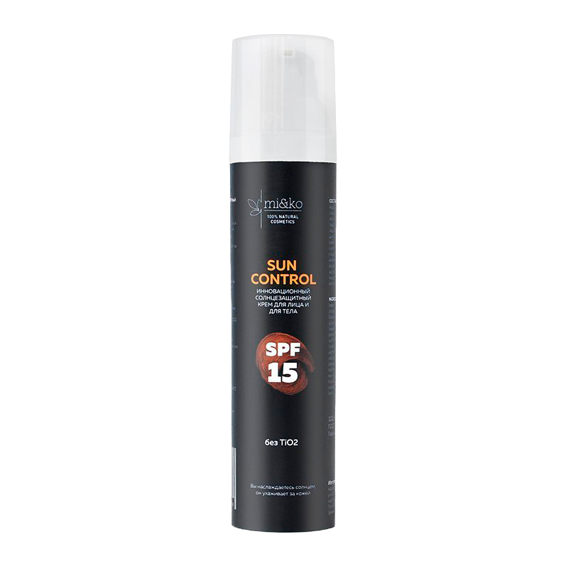 Инновационный солнцезащитный крем Sun Control SPF 15 MiKo